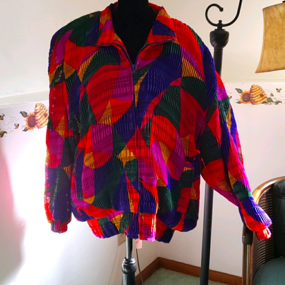Vintage Southwest Pizzazz colorful jacket